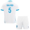 Original Trikotsatz Olympique Marseille Balerdi 5 Heimtrikot 2024-25 Für Kinder